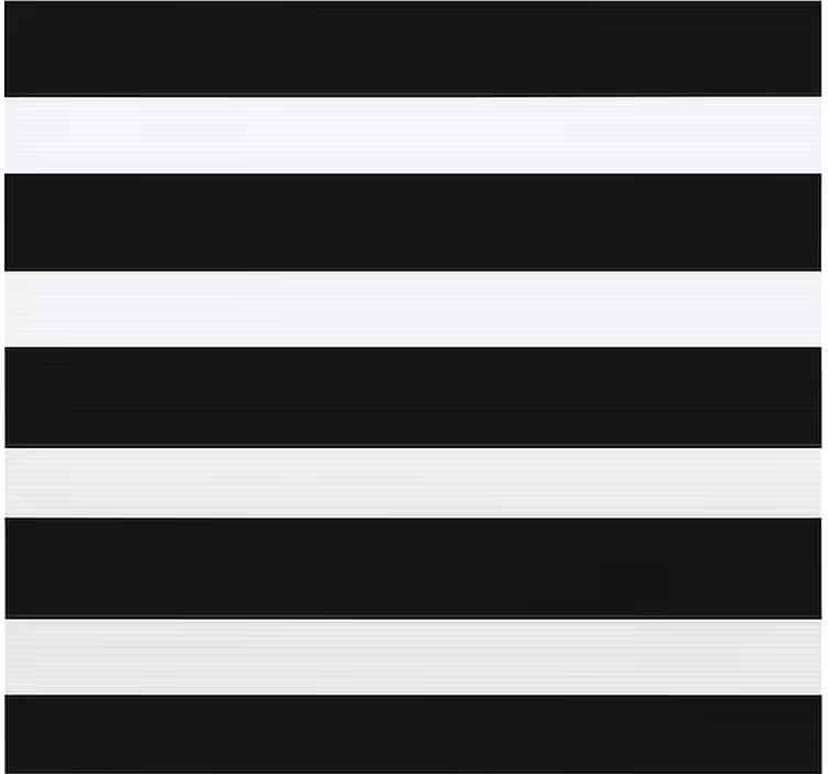 Kitchen wallpaper in black and white stripes - TenStickers