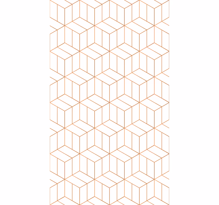 Contemporary wallpaper modern unique octagons - TenStickers