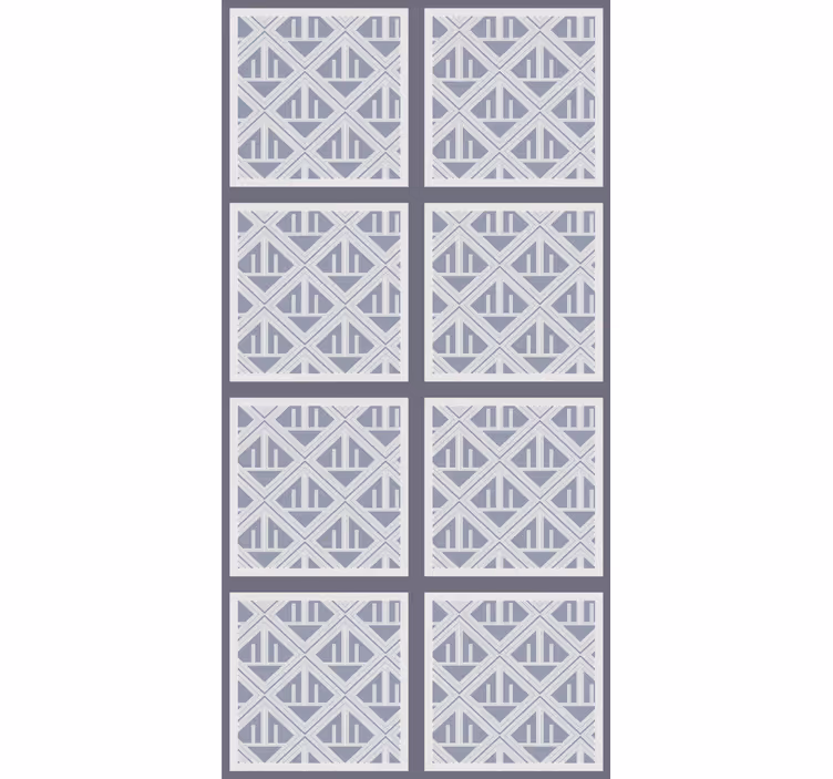 Contemporary wallpaper with geometric sections - TenStickers