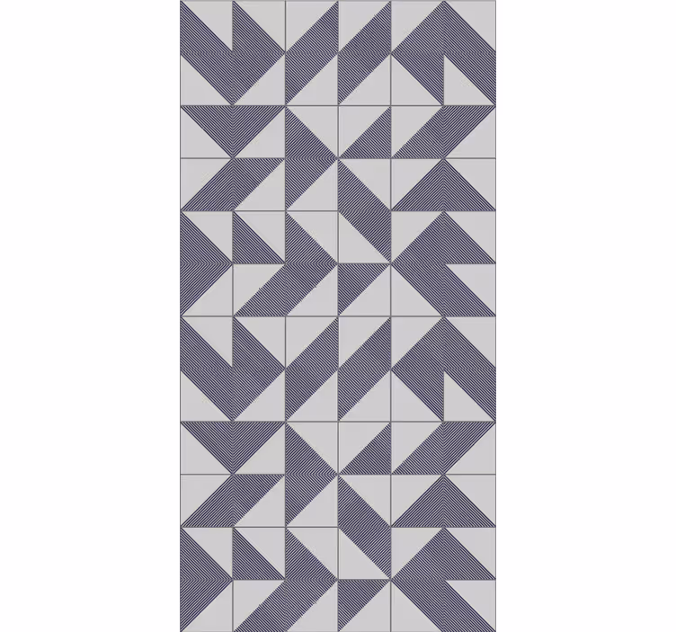 Contemporary wallpaper geometric patterned balance - TenStickers