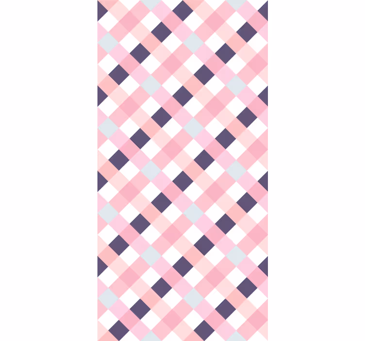 Contemporary wallpaper diamond pattern harmony - TenStickers