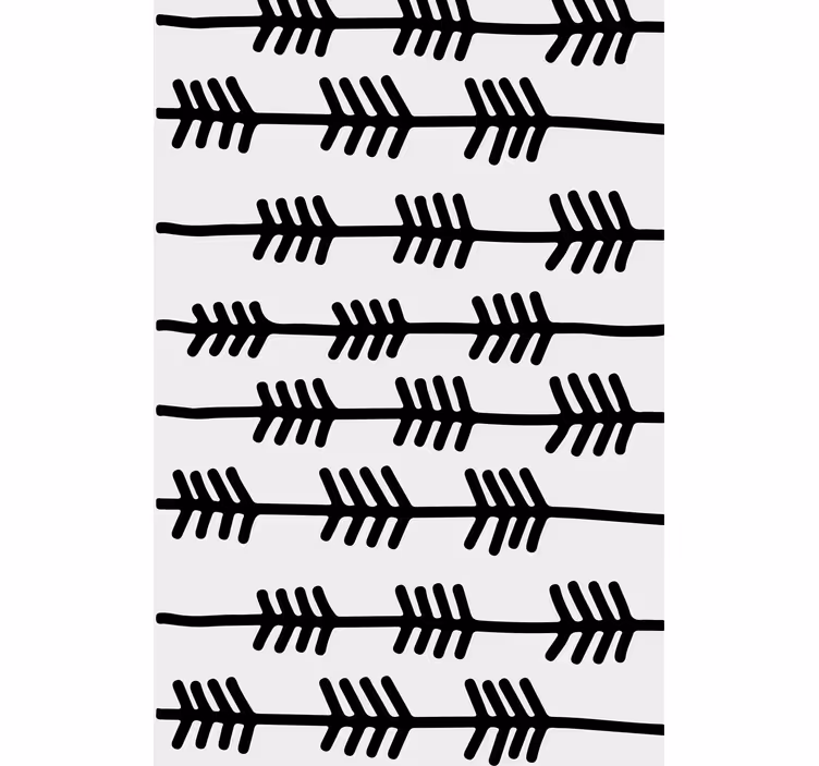 Contemporary wallpaper with arrows pattern design - TenStickers