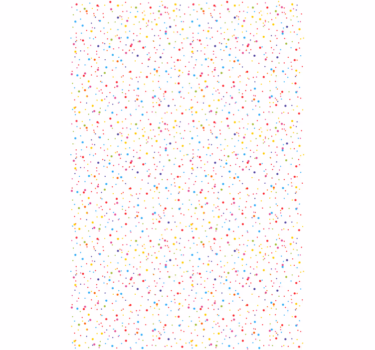 Contemporary wallpaper with vibrant dot motif - TenStickers