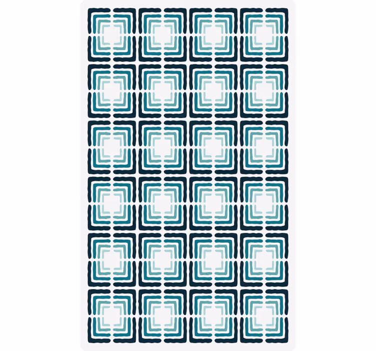 Kitchen wallpaper with abstract patterned shapes - TenStickers
