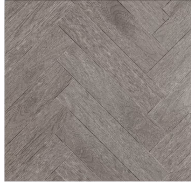 Living area wallpaper woodward taupe herringbone - TenStickers