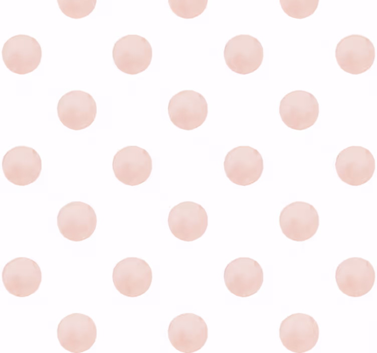 Master bedroom wallpaper blush watercolor polka dot - TenStickers