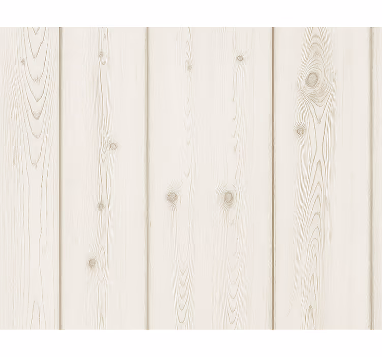 Living area wallpaper whitewashed wood - TenStickers
