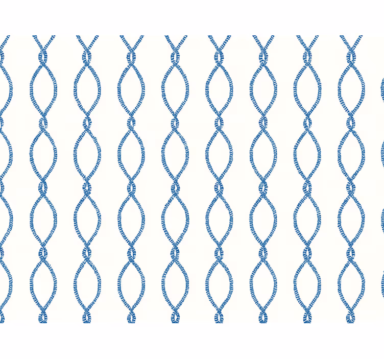 Living area wallpaper elegant blue design - TenStickers