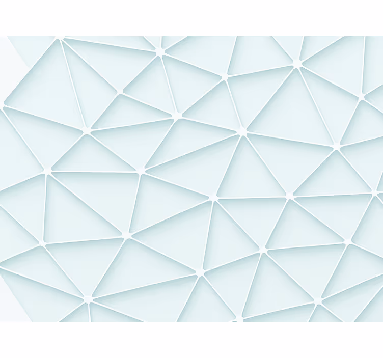 Living area wallpaper abstract triangle design - TenStickers