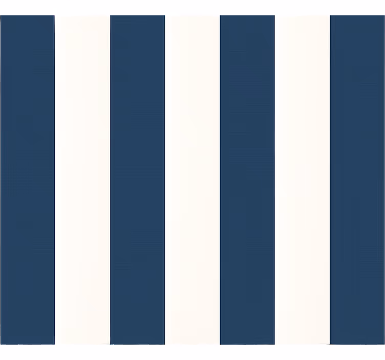 Wallpaper childrens room blue and white bold stripes - TenStickers