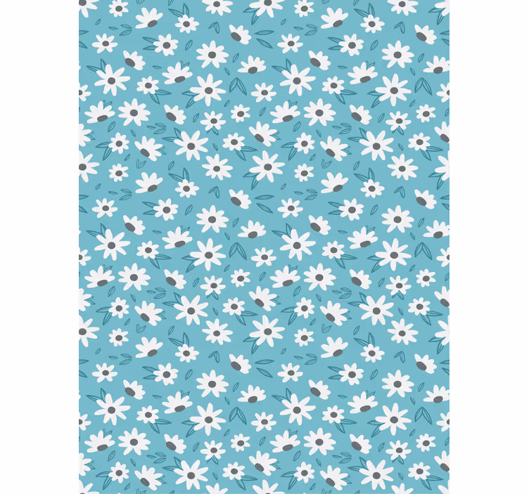 Floral wallpaper granny chic flowers - TenStickers