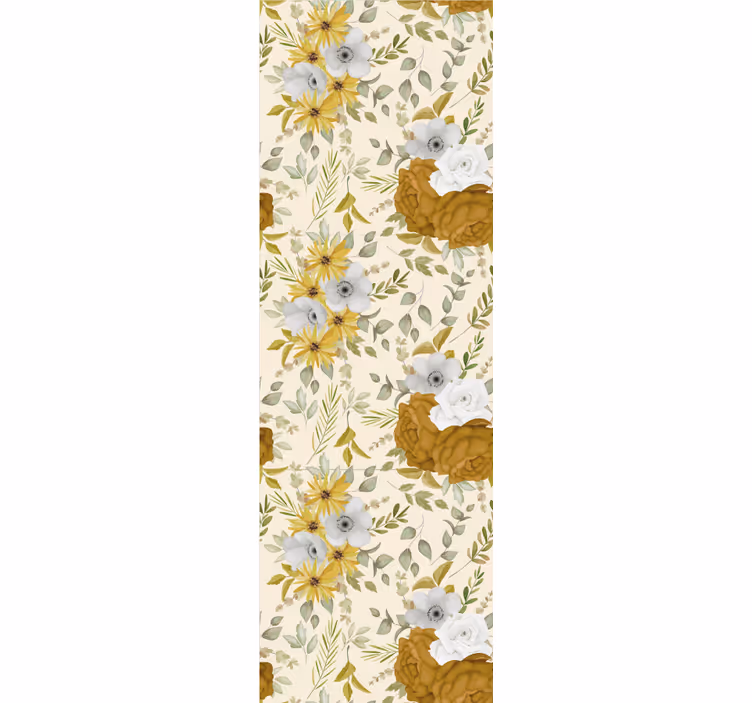 Garden grandmillenial style wall paper in bedroom - TenStickers