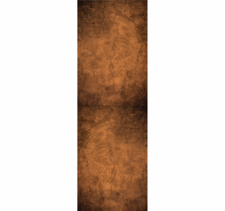 Retro design rustic brown rectangle wall paper in bedroom - TenStickers