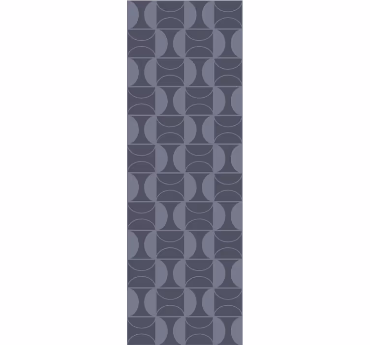 Blue design with japandi style wall paper in bedroom - TenStickers