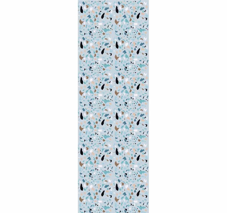 Wall paper in bedroom terrazzo style design - TenStickers