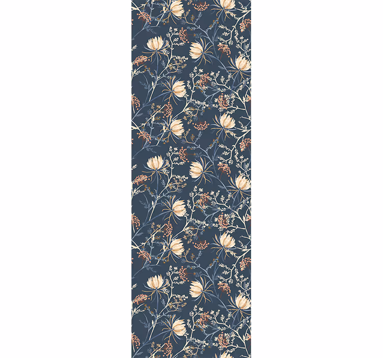 Restore midnight style wallpaper in bedroom - TenStickers