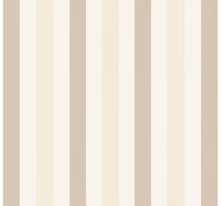 Wallpaper vertically striped in cream color - TenStickers