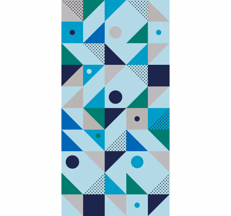 Geometric Shapes Fusion wallpaper geometric - TenStickers