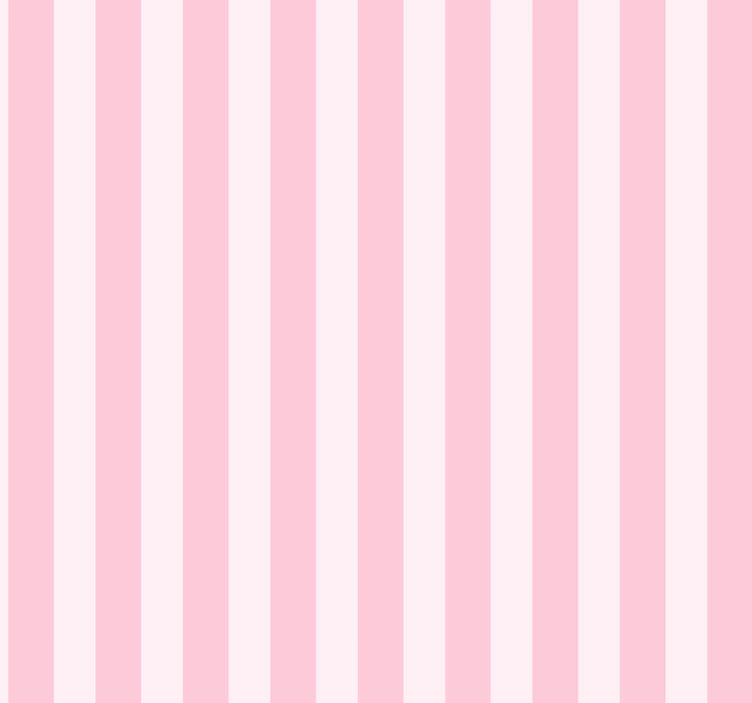 White and pink vertical stripes wallpaper - TenStickers