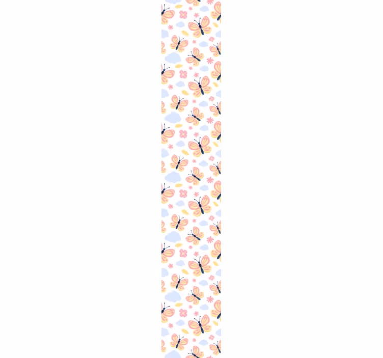 Butterfly Cloud Patterns butterflies wallpaper - TenStickers