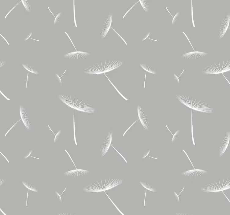 Dandelion Pattern leaves wallpaper - TenStickers