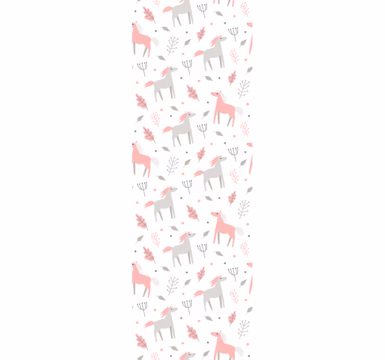 Pastel Fauna Pattern animals wallpaper - TenStickers