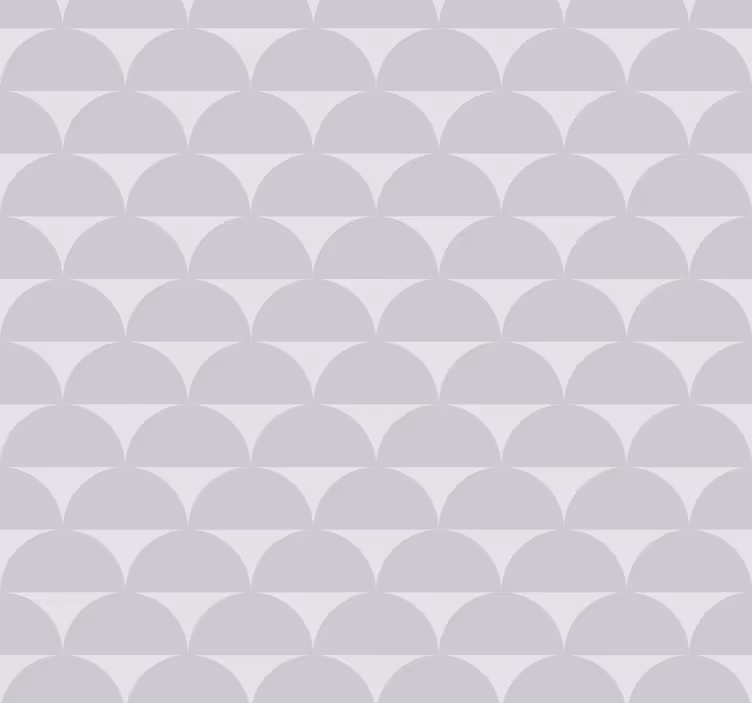 Scalloped Pattern wallpaper geometric - TenStickers