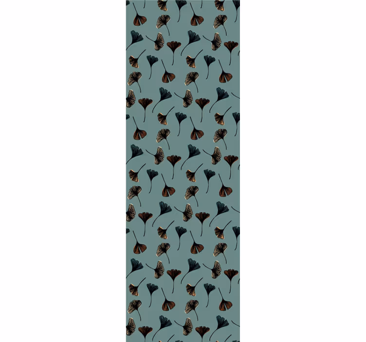 Ginkgo Botanical Motif flowers wallpaper - TenStickers