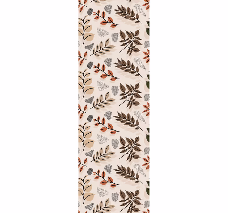 Botanical Leaf Motif leaves wallpaper - TenStickers