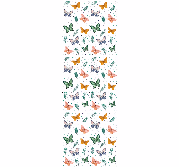 Butterfly Scatter butterflies wallpaper - TenStickers