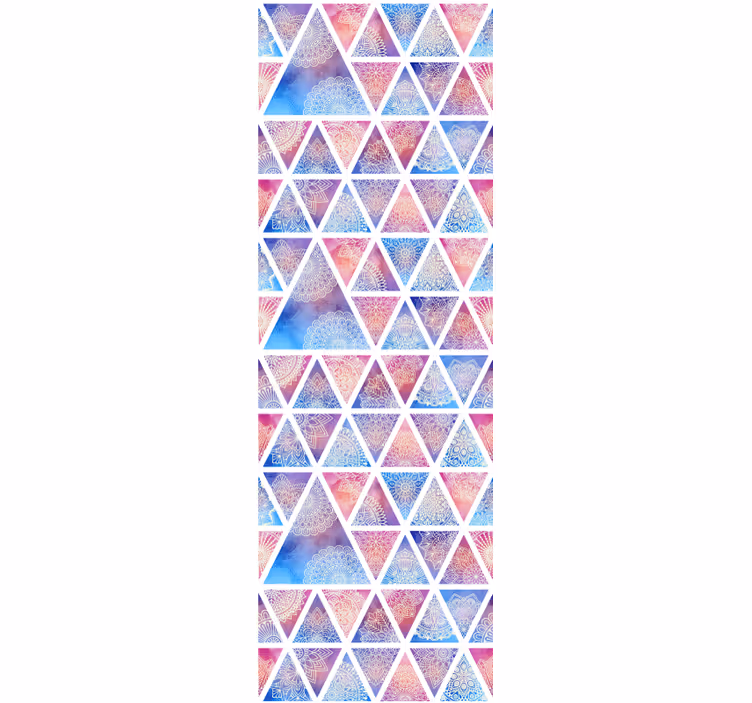 Geometric Triangular Array wallpaper geometric - TenStickers