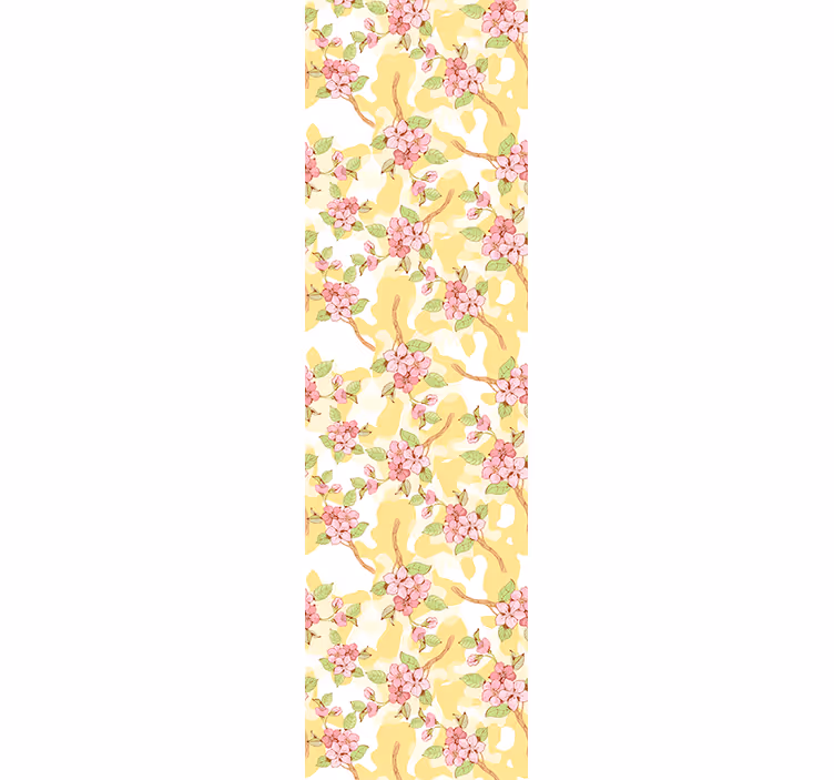 Floral Cascade flowers wallpaper - TenStickers