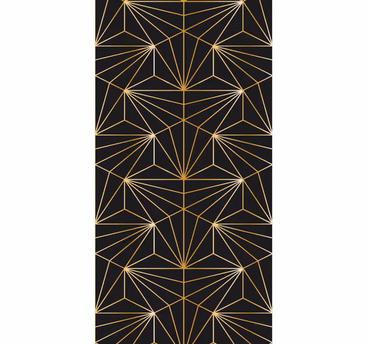 Geometric Lines Fusion wallpaper geometric - TenStickers
