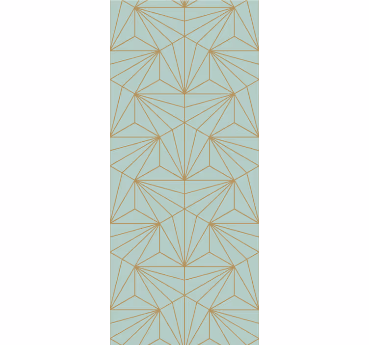 Geometric Line Art wallpaper geometric - TenStickers