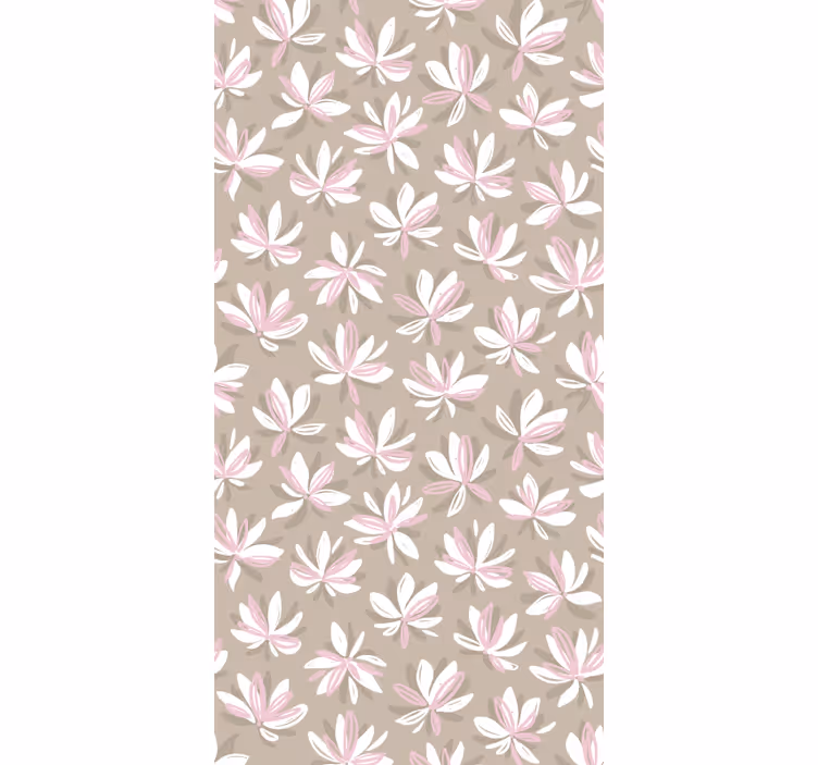 Floral Pattern Display floral wallpaper - TenStickers