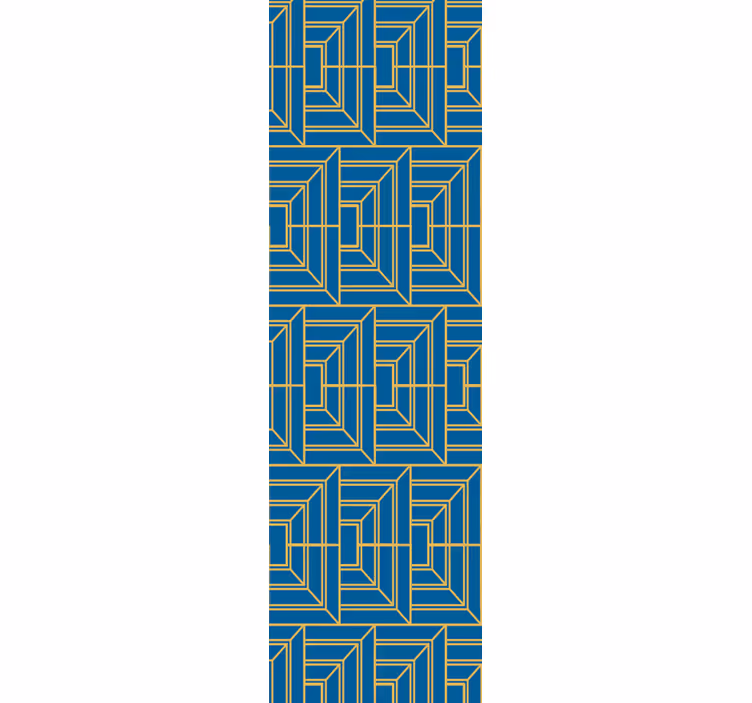 Angular Maze wallpaper geometric - TenStickers