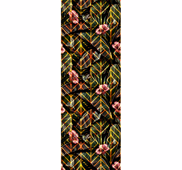 Floral Foliage Pattern nature wallpaper - TenStickers