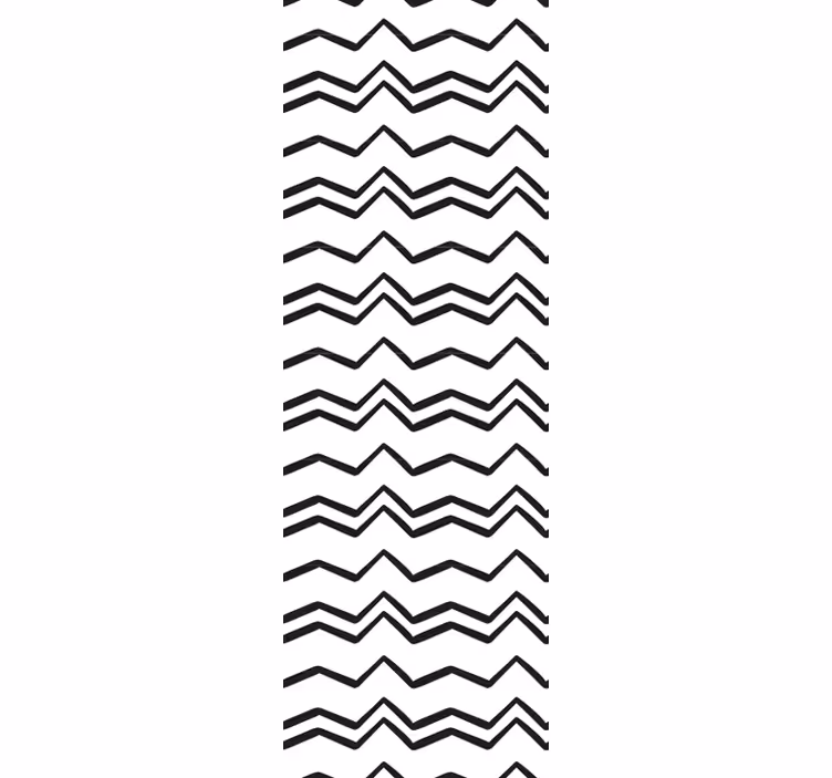 Geometric Zigzag wallpaper geometric - TenStickers