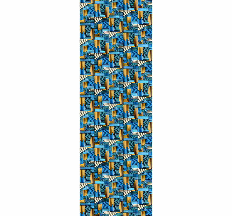 Geometric Interlace wallpaper geometric - TenStickers