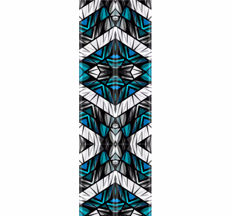 Kaleidoscopic Symmetry wallpaper geometric - TenStickers