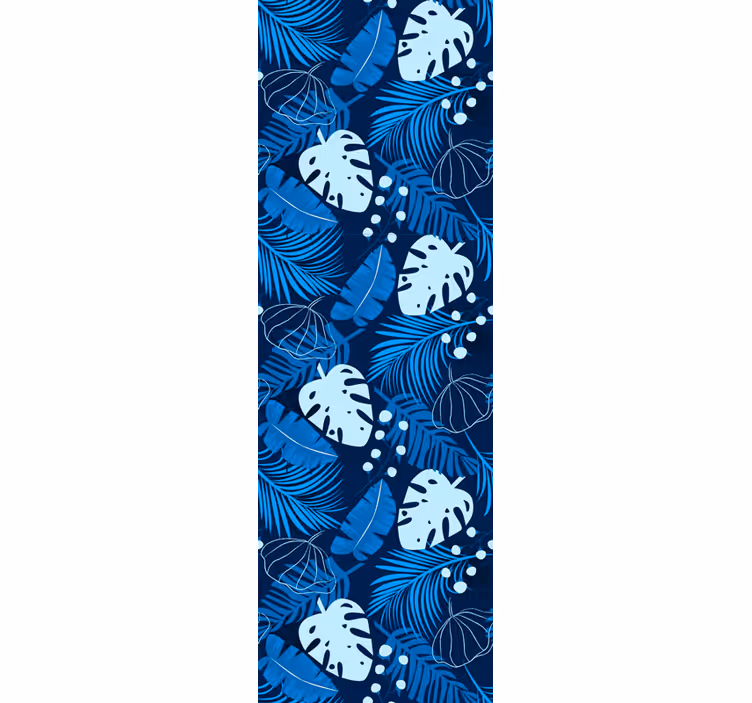 Tropical Monstera Design leaves wallpaper - TenStickers