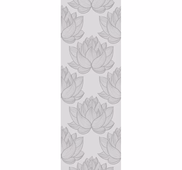 Lotus Blossoms flowers wallpaper - TenStickers