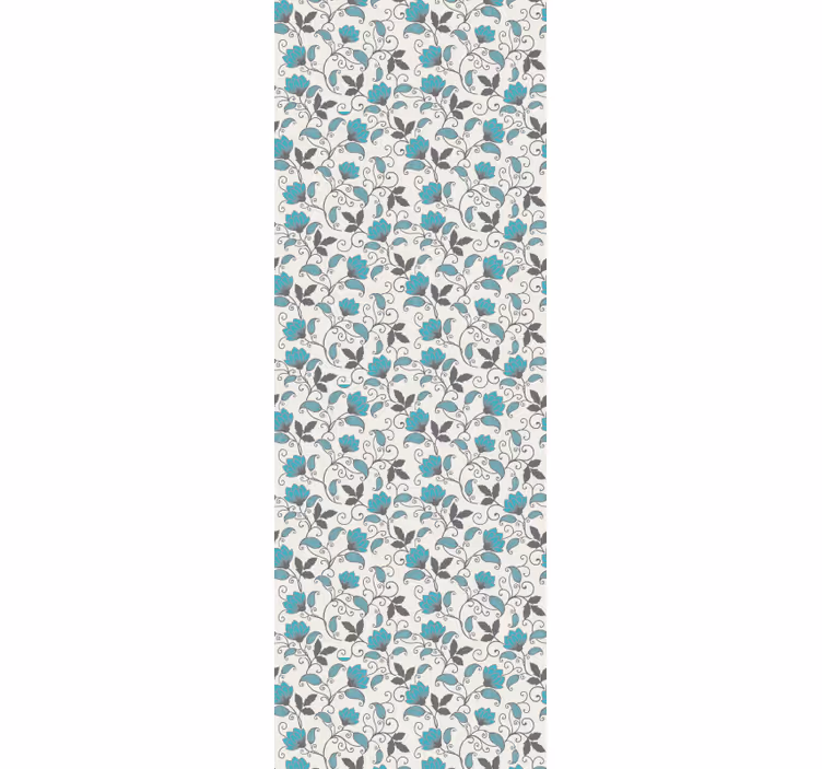 Floral Tile Inspiration floral wallpaper - TenStickers