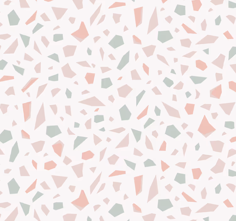 Terrazzo Inspiration wallpaper geometric - TenStickers