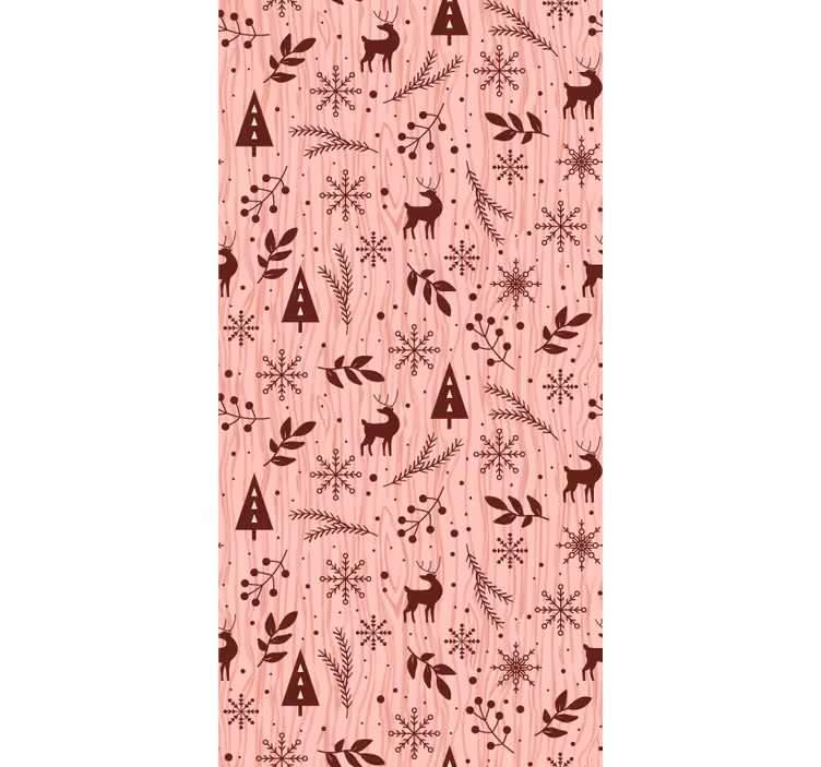Reindeer Forest Scene animals wallpaper - TenStickers