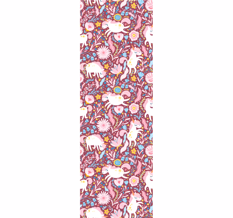 Playful Alpaca Motif animals wallpaper - TenStickers
