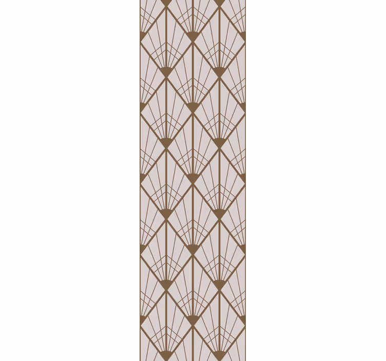 Geometric Fan Design wallpaper geometric - TenStickers