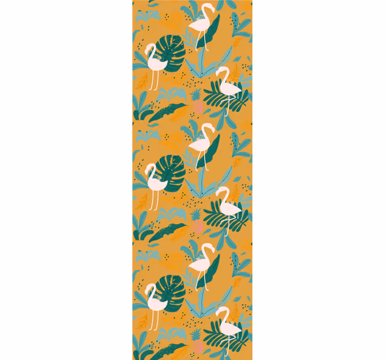 Flamingo Tropical animals wallpaper - TenStickers