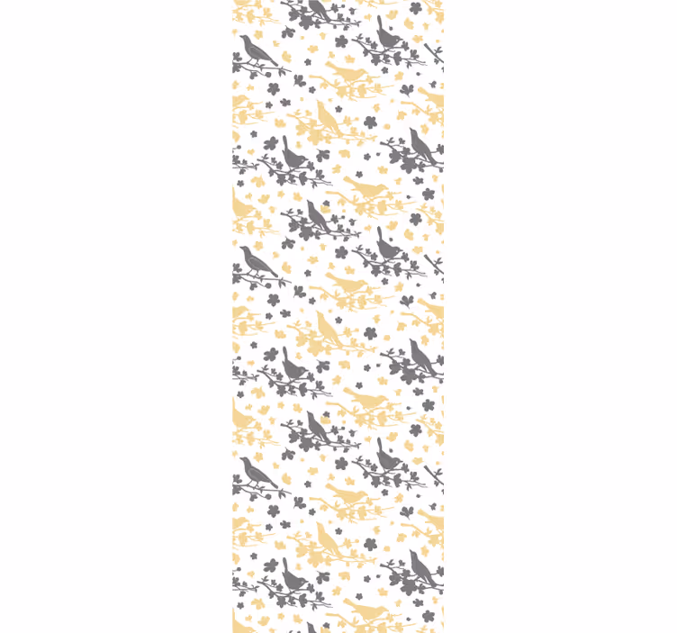 Bird Silhouette Patterns birds in wallpaper - TenStickers