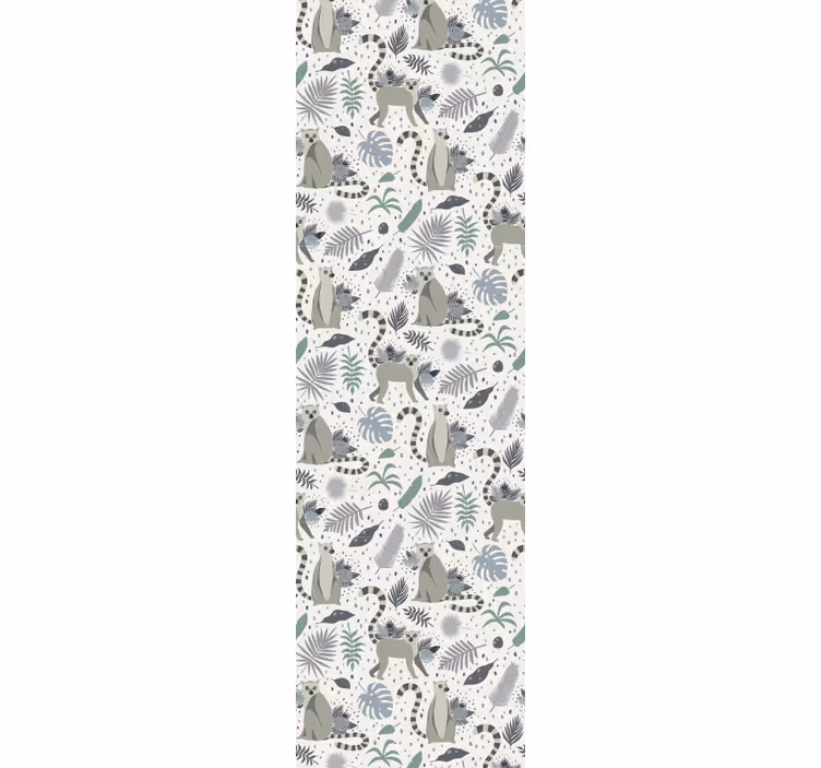 Safari Animal Patterns animals wallpaper - TenStickers